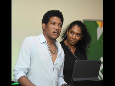 Live & Direc visionaries Bryan Grant (left) and Cheryl Peart share their passion and purpose during the official media launch, highlighting their mission to deliver world-class entertainment rooted in quality, culture, and timeless music.