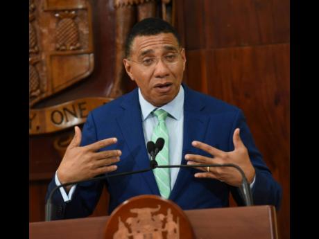 Prime Minister Dr Andrew Holness.