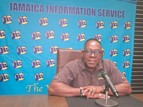 Director of Research and Development at the Coconut Industry Board, Dr Wayne Myrie, speaks during a recent Jamaica Information Service (JIS) ‘Think Tank’ at the agency’s Television Department in St Andrew.