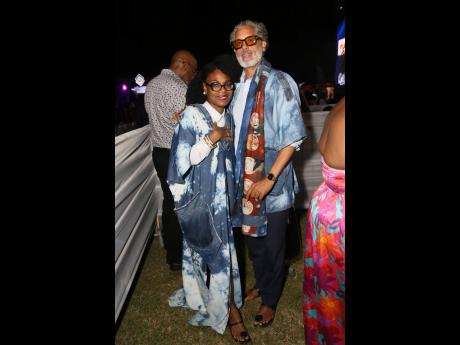 It was only fitting that married stylists and sweethearts Hugh and Vonni Koromanti stepped out in their own design for Saturday night’s R&B affair.

