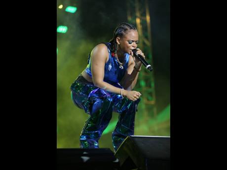 Lila Iké was in full control during her first solo performance on the Reggae Sumfest stage.  