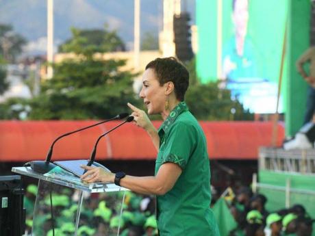 Credit: Antoine Lodge Minister of Foreign Affairs, Kamina Johnson Smith.