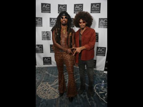 Credit: Nathaniel Stewart Artiste Prince Judah (left) and Quan-Dajai Henriques, who starred as the young Bob Marley in the ‘One Love’ biopic, step out fashionably.Artiste Prince Judah (left) and Quan-Dajai Henriques, who starred as the young Bob Marley in the ‘One Love’ bio