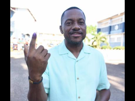 Credit: Ian Allen Jamaica Labour Party candidate for Manchester Southern Ian Ives on election day on September 3.