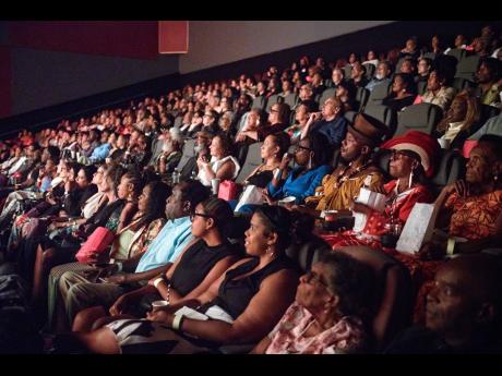 The audience at the gala screening of of 'Bam Bam: The Sister Nancy Story' at the Trinidad+Tobago Film Festival at Woodbrook Place in Port of Spain, Trinidad and Tobago.