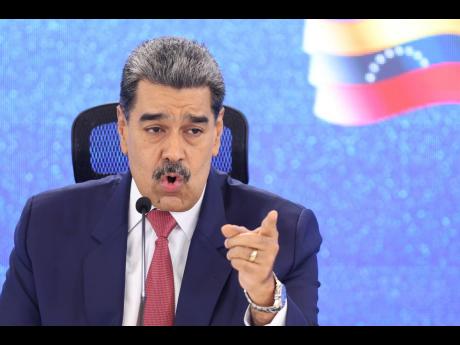 Credit: Venezuelan President Nicolas Maduro gives a press conference in Caracas, Venezuela, Monday, September 15, 2025. (AP Photo/Jesus Vargas)