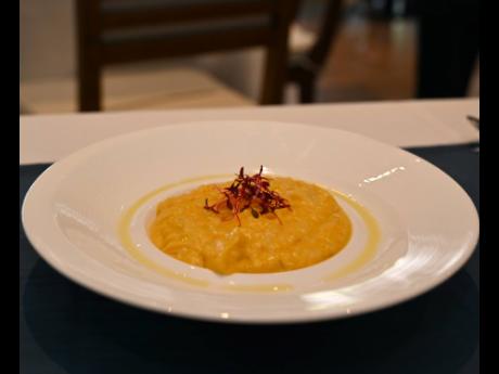 Potato-pumpkin purée. 