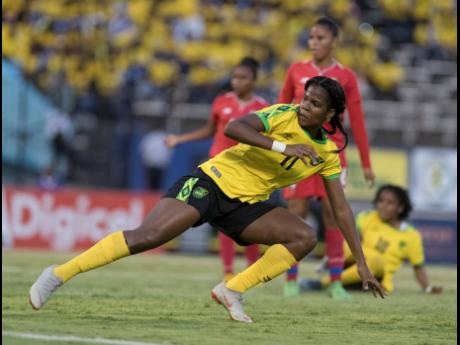 Khadija Shaw ... will miss friendly.