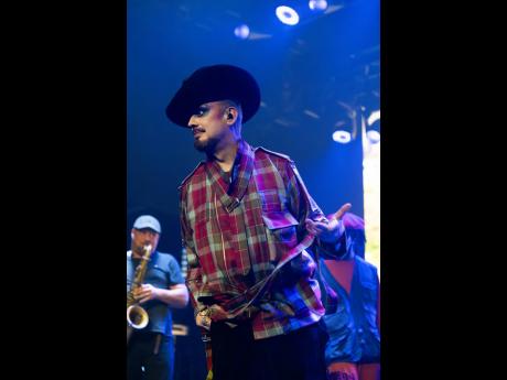 Credit: Yasmin Huseyin Boy George is completely in his element as he delivers a spirited set for Jamaica.