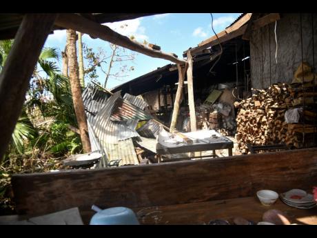 Credit: Matthew McKoy One of the victims of Hurricane Melissa was the Pinto Pottery Studio property seen here at Good Hope, Falmouth, Trelawny on November 7, 2025. The hurricane hit Jamaica at Category 5 strength on October 28.