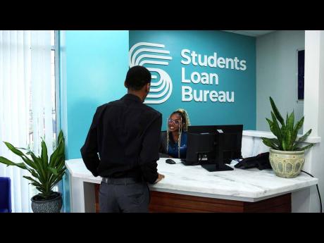 A client in the new SLB office.