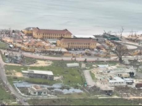 Credit: JIS News An aerial view of Black River in St Elizabeth following the passage of Hurricane Melissa on October 28, 2025.