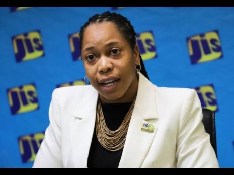 Manager of the Ecosystems Management Branch at the National Environment and Planning Agency (NEPA), Monique Curtis, speaking at a JIS Think Tank.