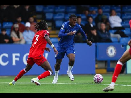 Credit: Courtesy of @whisper.9._/IG Dujuan ‘Whisper’ Richards in action for Chelsea’s Under-21s.