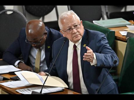 Delroy Chuck, minister of justice. 