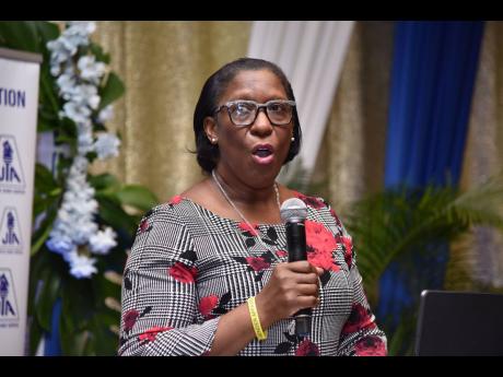 Sharon Robinson, principal director at the Bureau of Gender Affairs.