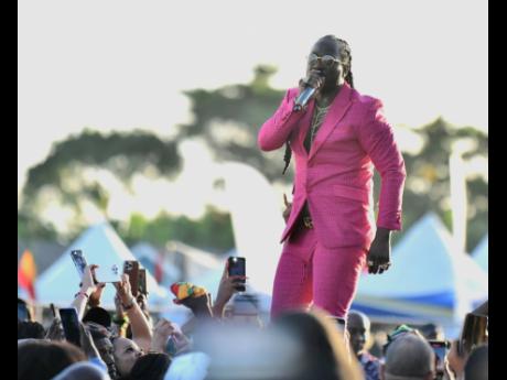 I-Octane performing at Rebel Salute 2023, in St Ann. His song on the compilation project is titled ‘Humble’. 