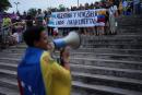 Credit: AP Members of Venezuela’s Opposition demonstrate ahead of the Nobel Peace Prize ceremony where Venezuelan María Corina Machado is among this year’s laureates, in Buenos Aires, Argentina.